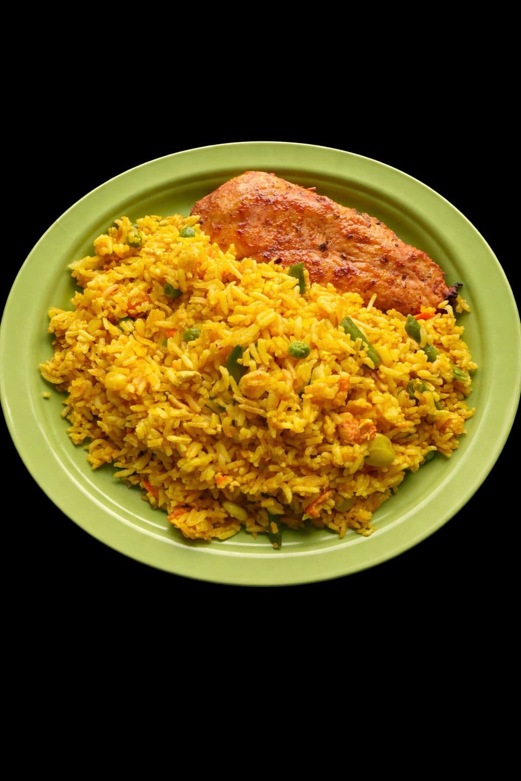 Chicken Steak and Fried Rice